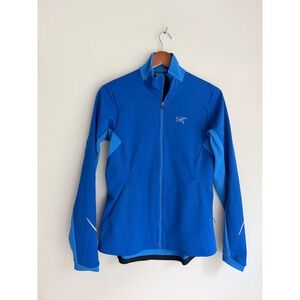 Arcteryx Trino Jacket Womens Medium Blue Gore-Tex Windstopper Softshell